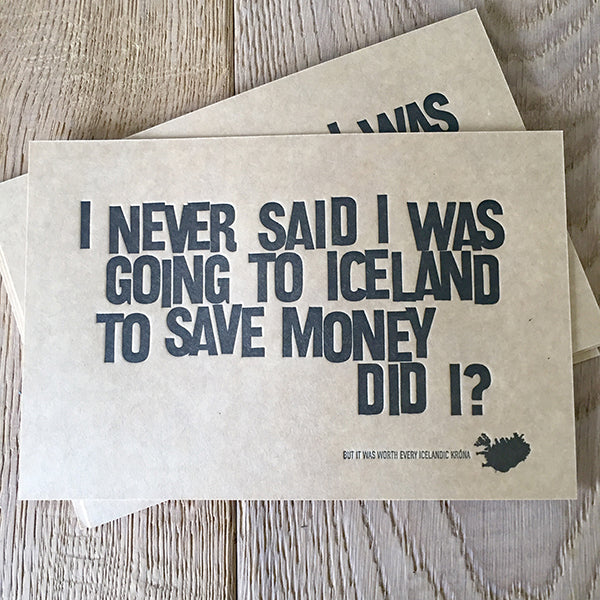 postkort_I never said...Money